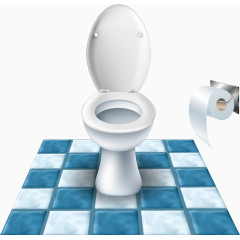 手绘卫生间设计矢量素材