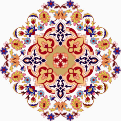 矢量民族风花纹
