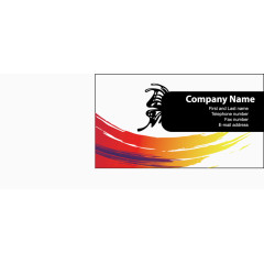 时尚的名片模板矢量素材