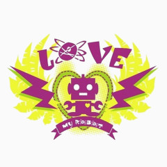 心形机器人和闪电