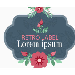 一枝花花卉边框