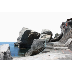 海岸石阶