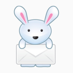可爱小白兔mail图标