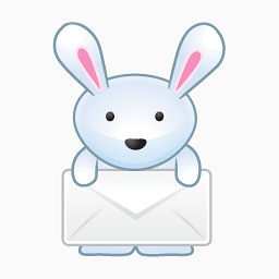 可爱小白兔mail图标
