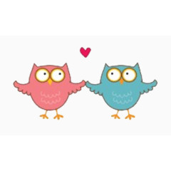 可爱猫头鹰图标下载