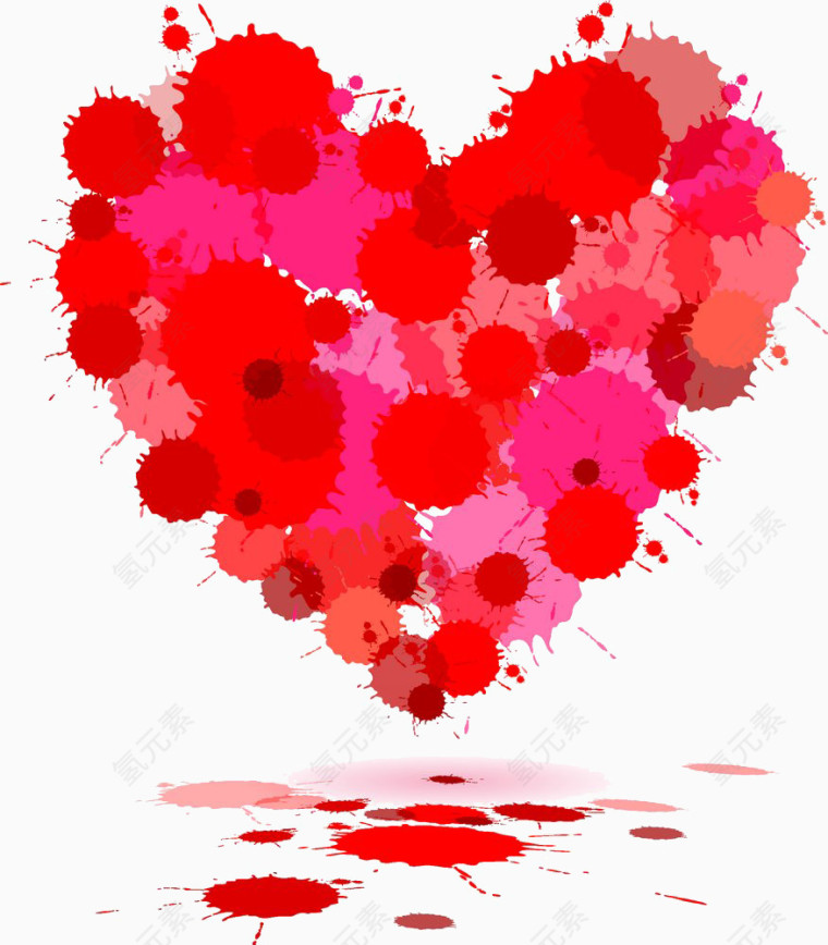 心形涂鸦背景图片