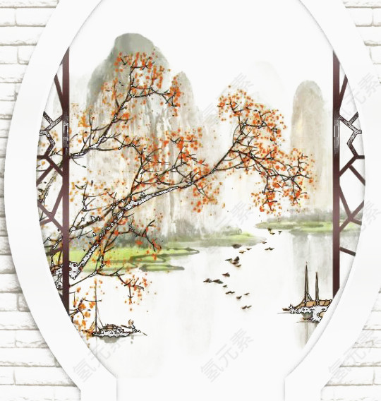 水上精美图画