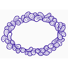 古典风格花环矢量