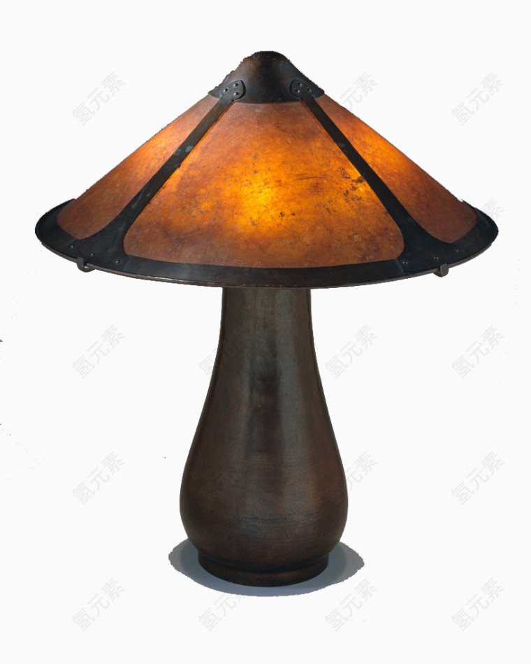 做旧蘑菇台灯