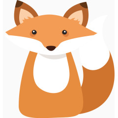 卡通狐狸矢量图