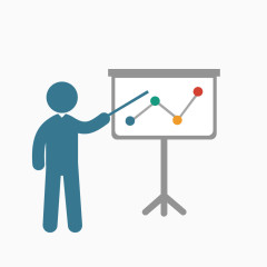 矢量人物讲解素材