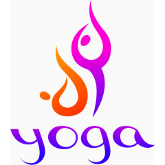 矢量个性瑜伽LOGO设计素材