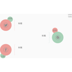 圆形图标占比图.