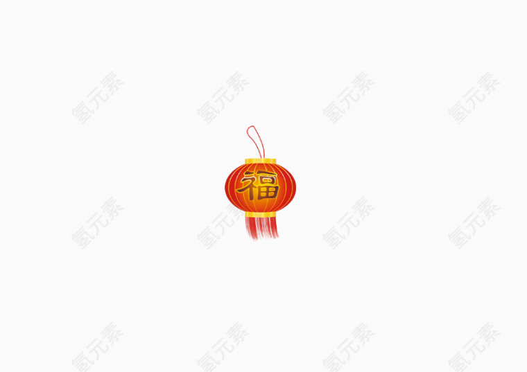 红色灯笼新年喜庆喜气