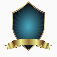 矢量精致蓝色标签