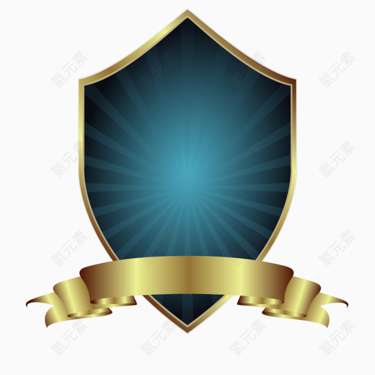 矢量精致蓝色标签