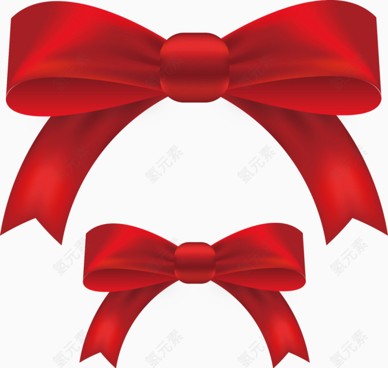红色蝴蝶结