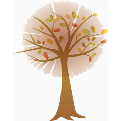 卡通树素材图片