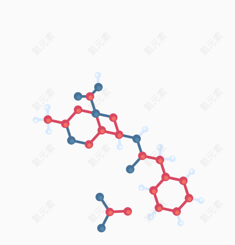 矢量化学结构素材