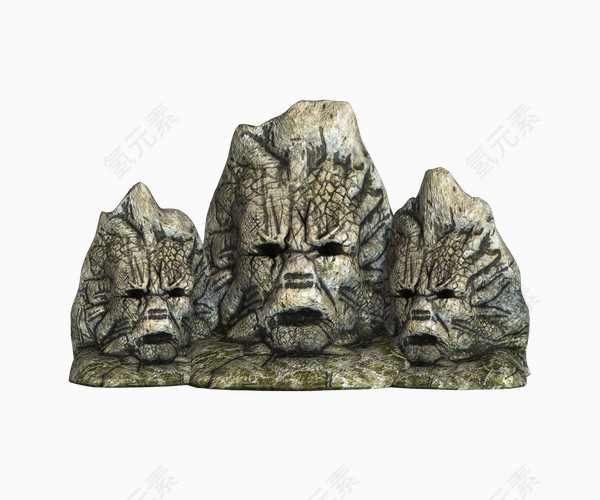 恐怖石狮山峰建筑设计