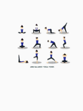 健身女孩矢量图