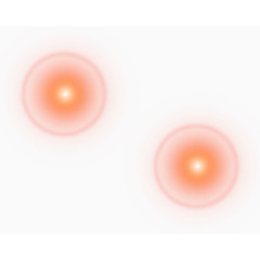 粉红色发光效果元素