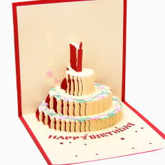 蛋糕设计贺卡