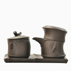 紫砂陶瓷快客杯