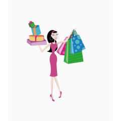 矢量美女素材图片