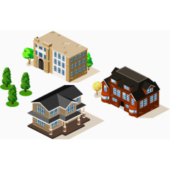 建筑高楼城镇都市地产