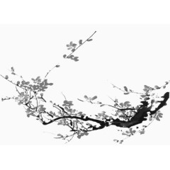 水墨梅花