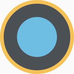 矢量创意PPT设计多圆形臂章图标