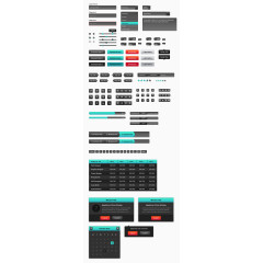 黑色全站设计UI