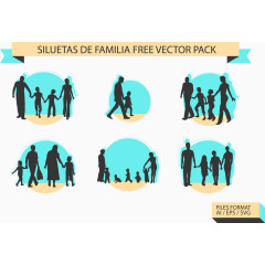 幸福的一家影子的乐趣