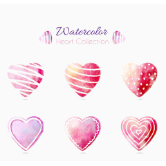 水彩爱心