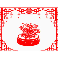 春节贴画高清装饰免抠图素材