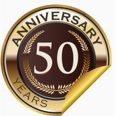 50周年庆祝标签