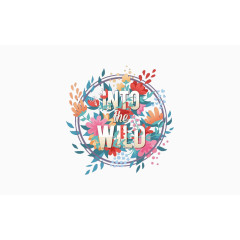 矢量春意盎然的花纹