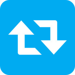 转发社会扁平的圆形矩形