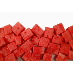 红色切块西瓜