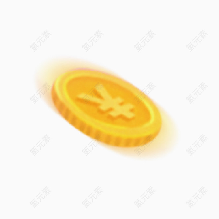 矢量金色钱币