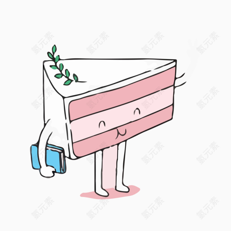 蛋糕粉色图案