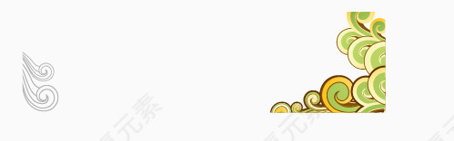 矢量彩色花纹图案