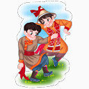 中国56个民族图标