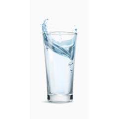 矢量一杯水素材