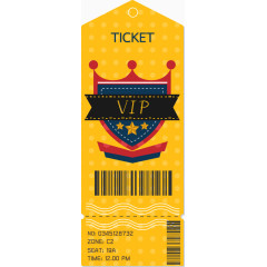 创意入场劵设计素材