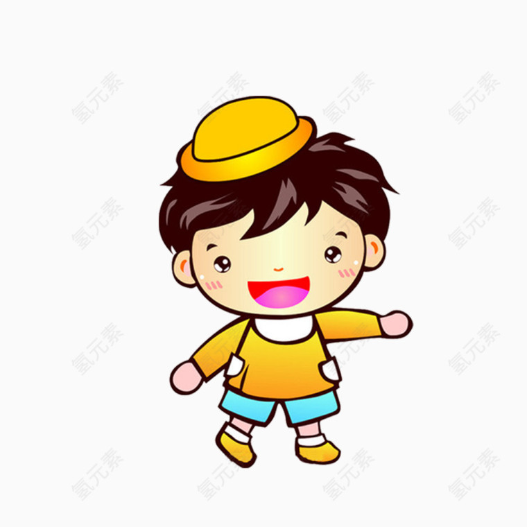 卡通小学生造型