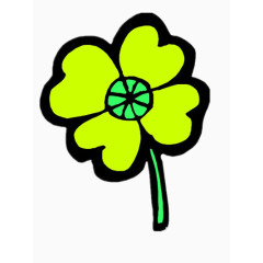 黄色的小花朵免抠素材