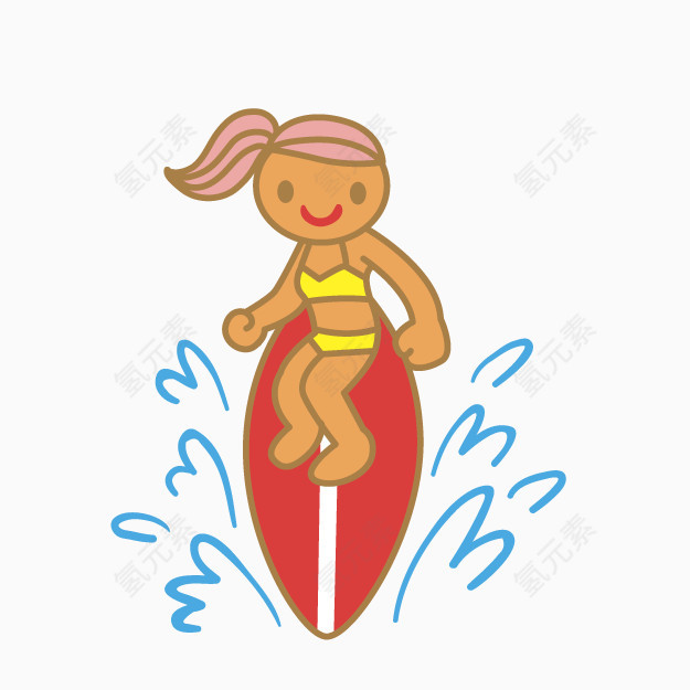 冲浪女孩