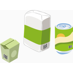 矢量创意设计饮料牛奶瓶子